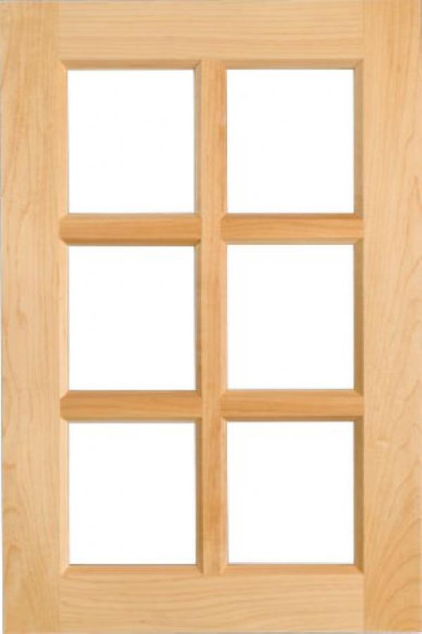 Artesia French Lite Cabinet Door (6 Lites)
